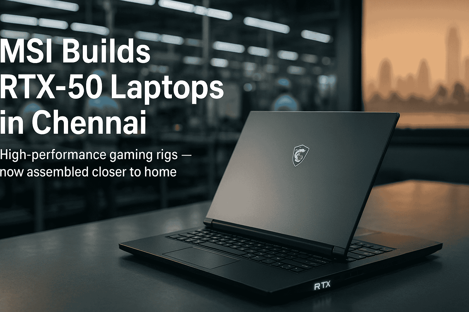 MSI Starts Manufacturing RTX-50 Series Laptops in Chennai — Here’s Why That’s Exciting