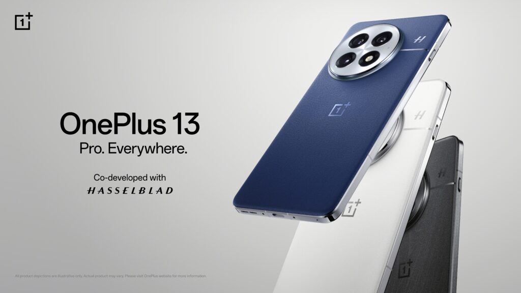 "Oneplus 13 image showing is sleek design"