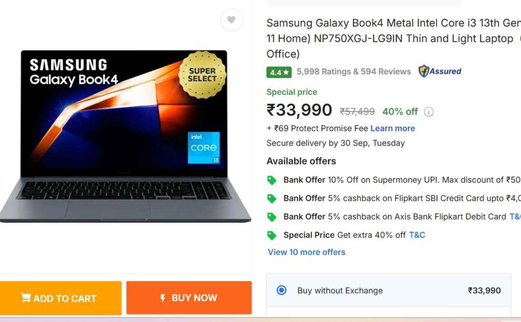 "Samsung Galaxy Book4"