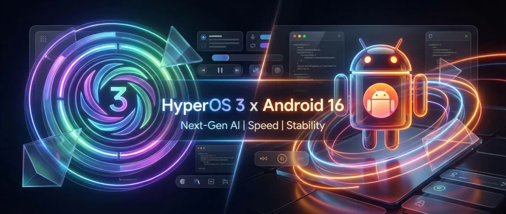 HyperOS 3 on top of Android 16 Showcasing