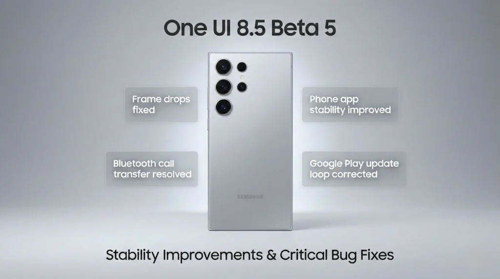 Samsung One UI 8.5 Beta 5 vs Beta 4