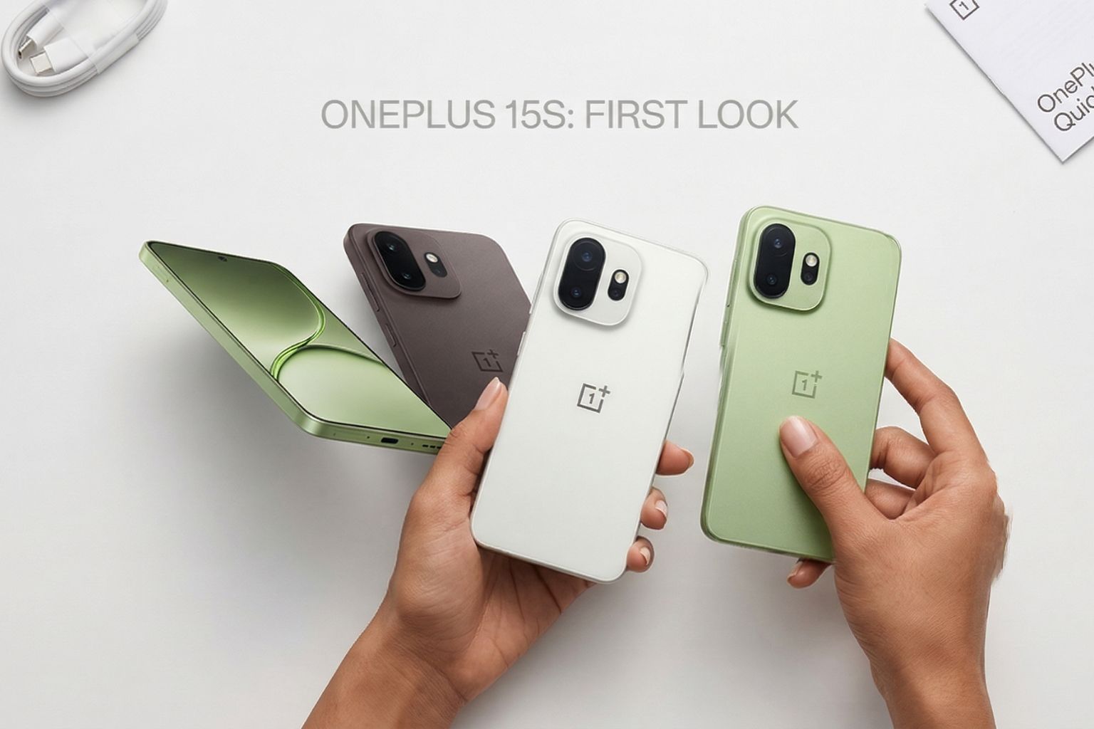 OnePlus 15S expected price in India with storage variants and color options first look